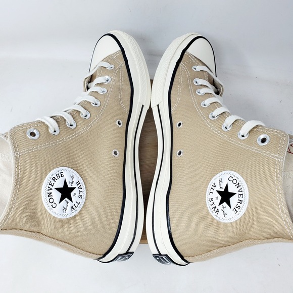 Converse‎ Chuck Taylor 70 Hi Shoes Mens 9.5 Light Brown Classic Retro Sneakers - Picture 10 of 13
